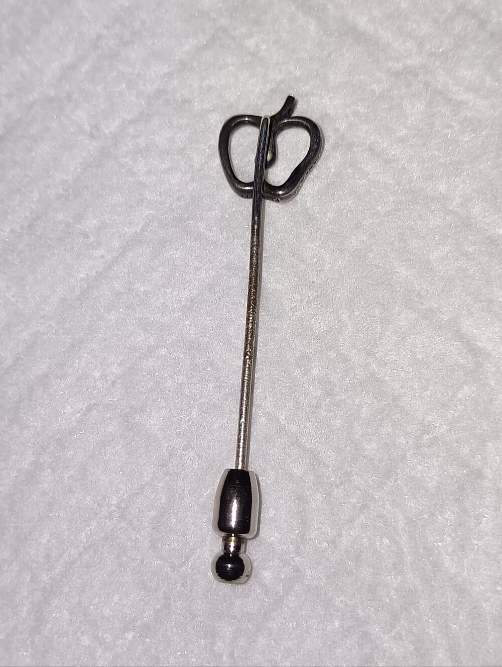 Tiffany & Co. Sterling Silver Apple Stick Pin